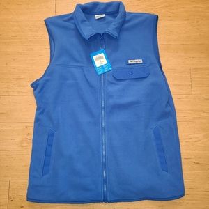 COLUMBIA PFG Mens Harborside II Fleece Vest NWT M